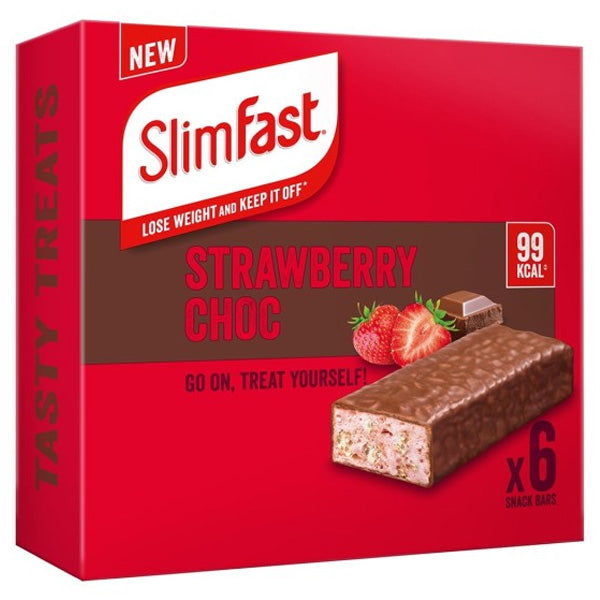 Strawberry Choco Treat Bars 6 x 25g