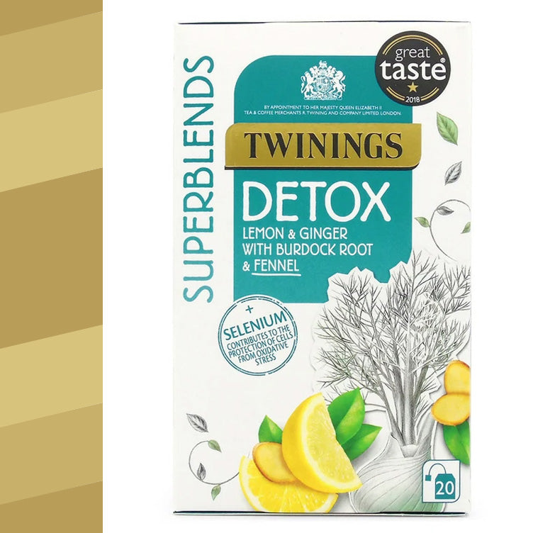 Superblends Detox (Lemon Ginger with Burdock Root Fennel)