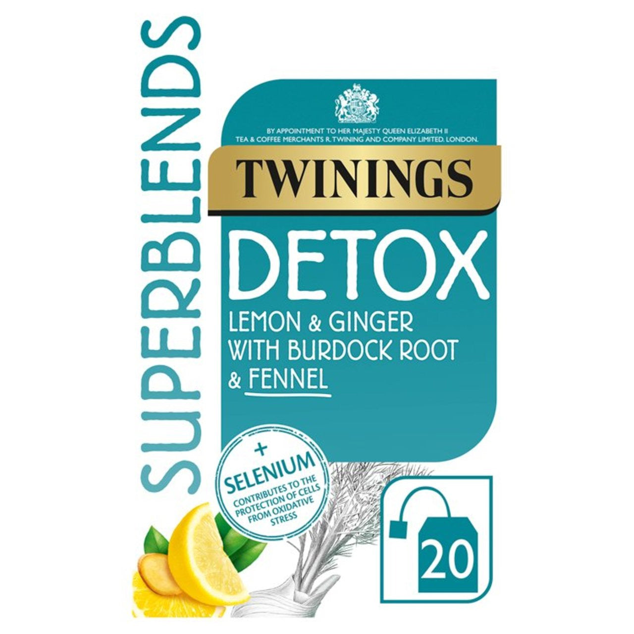 Superblends Detox (Lemon Ginger with Burdock Root Fennel)