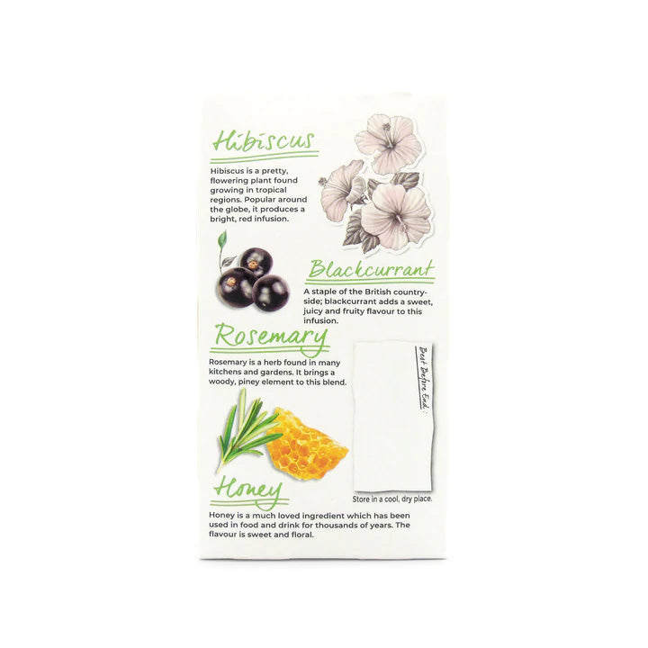 Superblends Heartea (Blackcurrant Rosemary Honey Hibiscus)