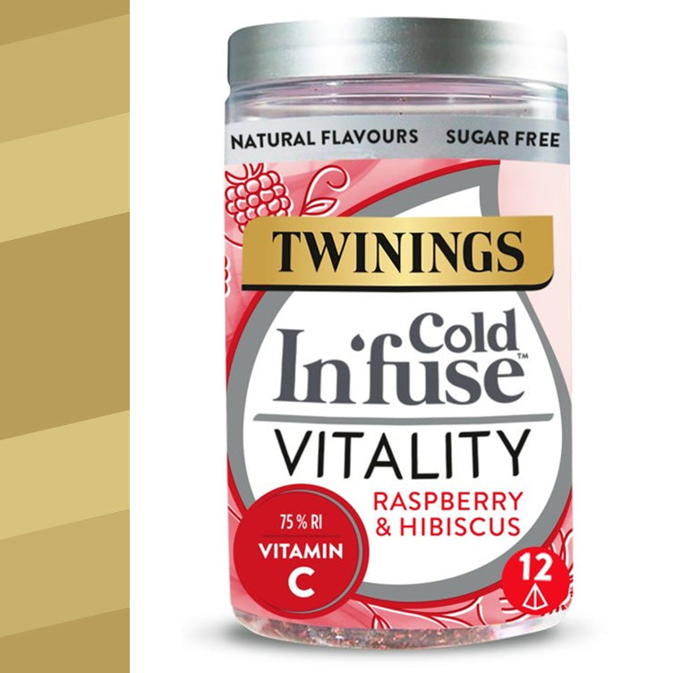 Cold In'fuse Vitality with Raspberry, Hibiscus and Vitamin C 12 Infusers