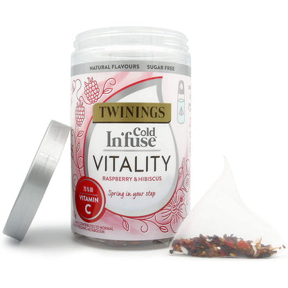 Cold In'fuse Vitality with Raspberry, Hibiscus and Vitamin C 12 Infusers