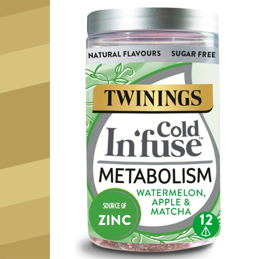 Cold In'fuse Metabolism with Watermelon, Apple and Zinc 12 Infusers