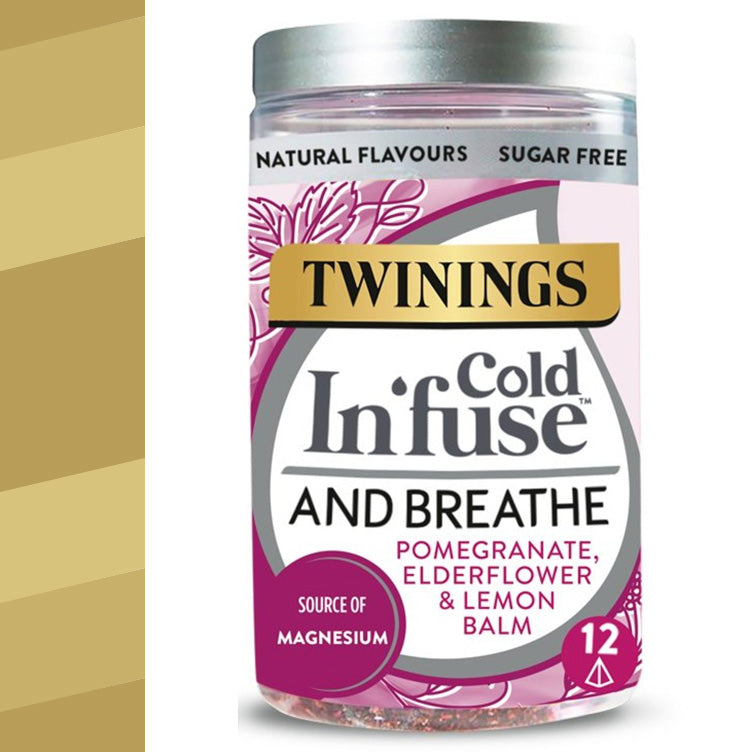 Cold In'fuse & Breathe with Pomegranate, Elderflower and Magnesium 12 Infusers