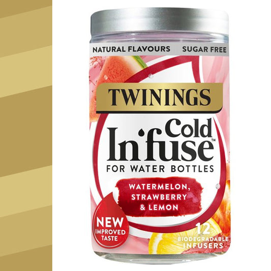 Cold In'fuse Watermelon Strawberry & Lemon 12 Infusers