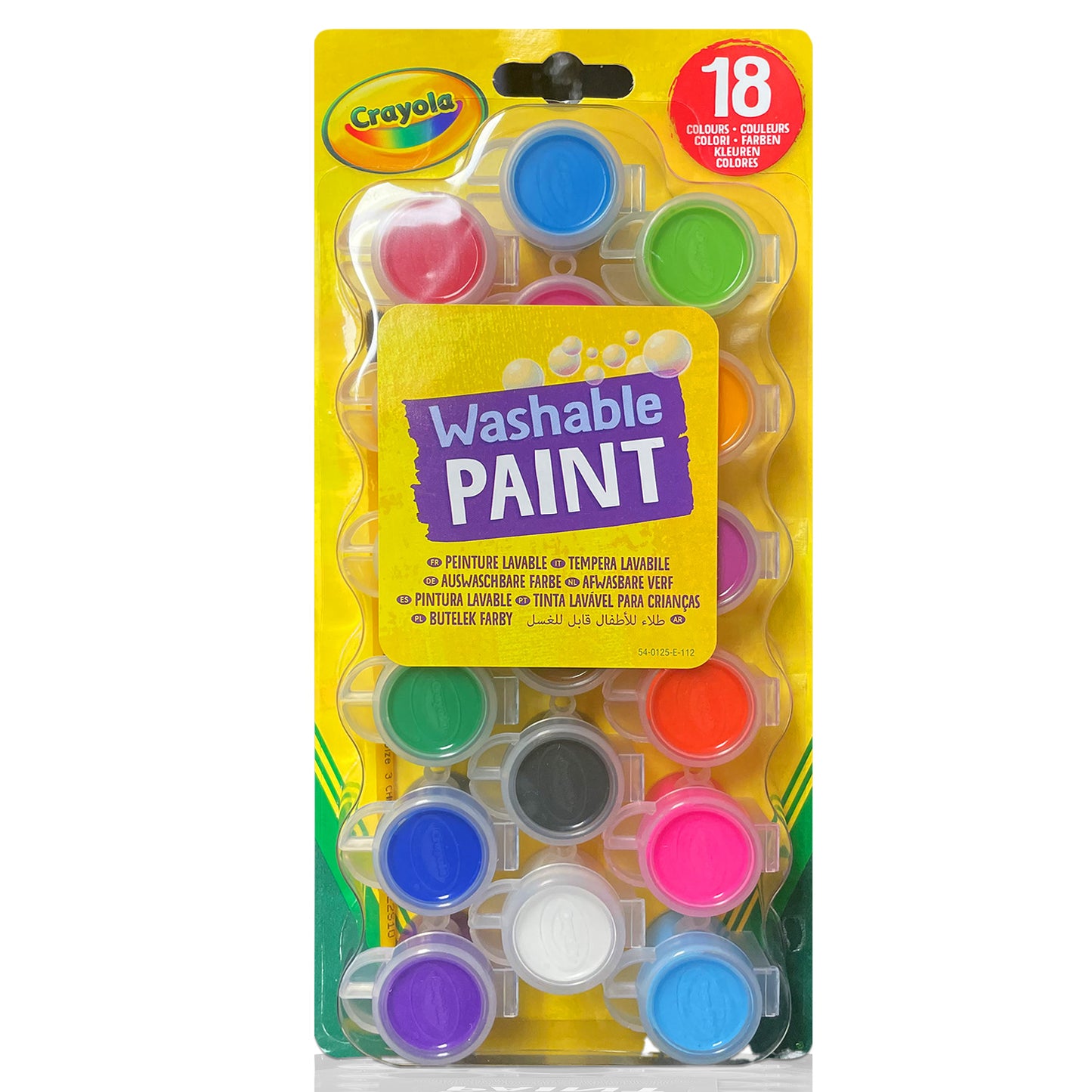 18ct Kids' Washable Paint Set