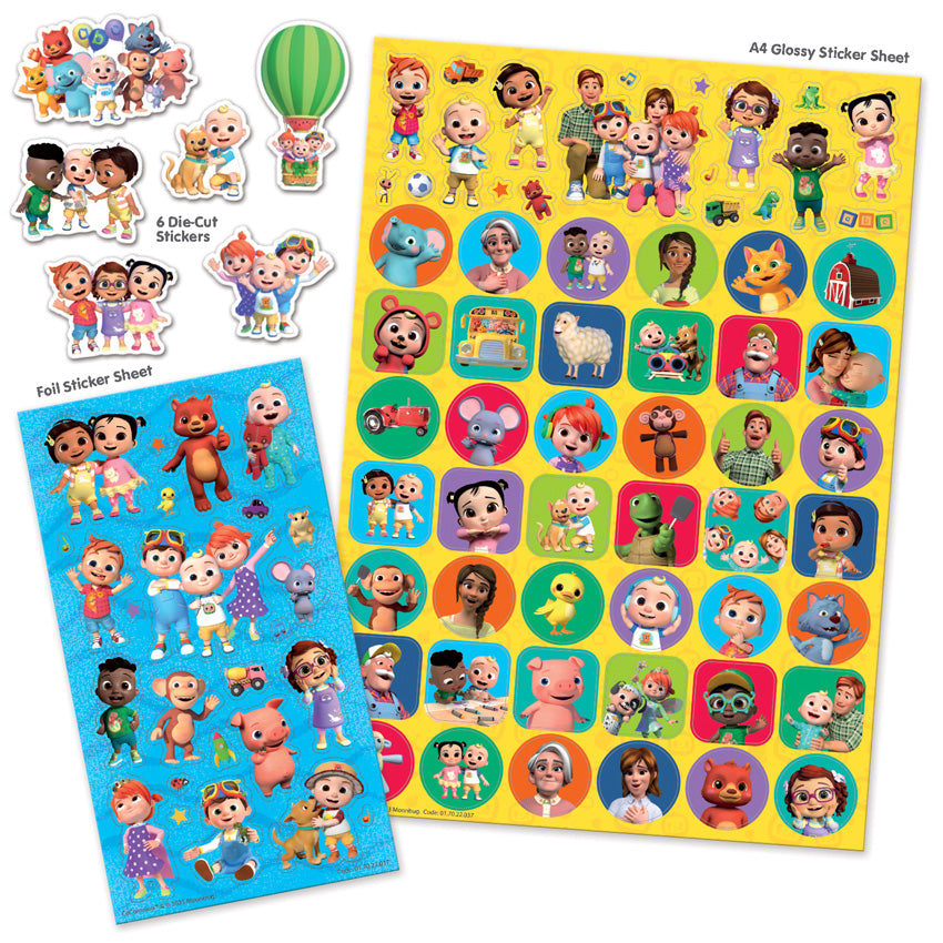 Cocomelon Mega pack stickers