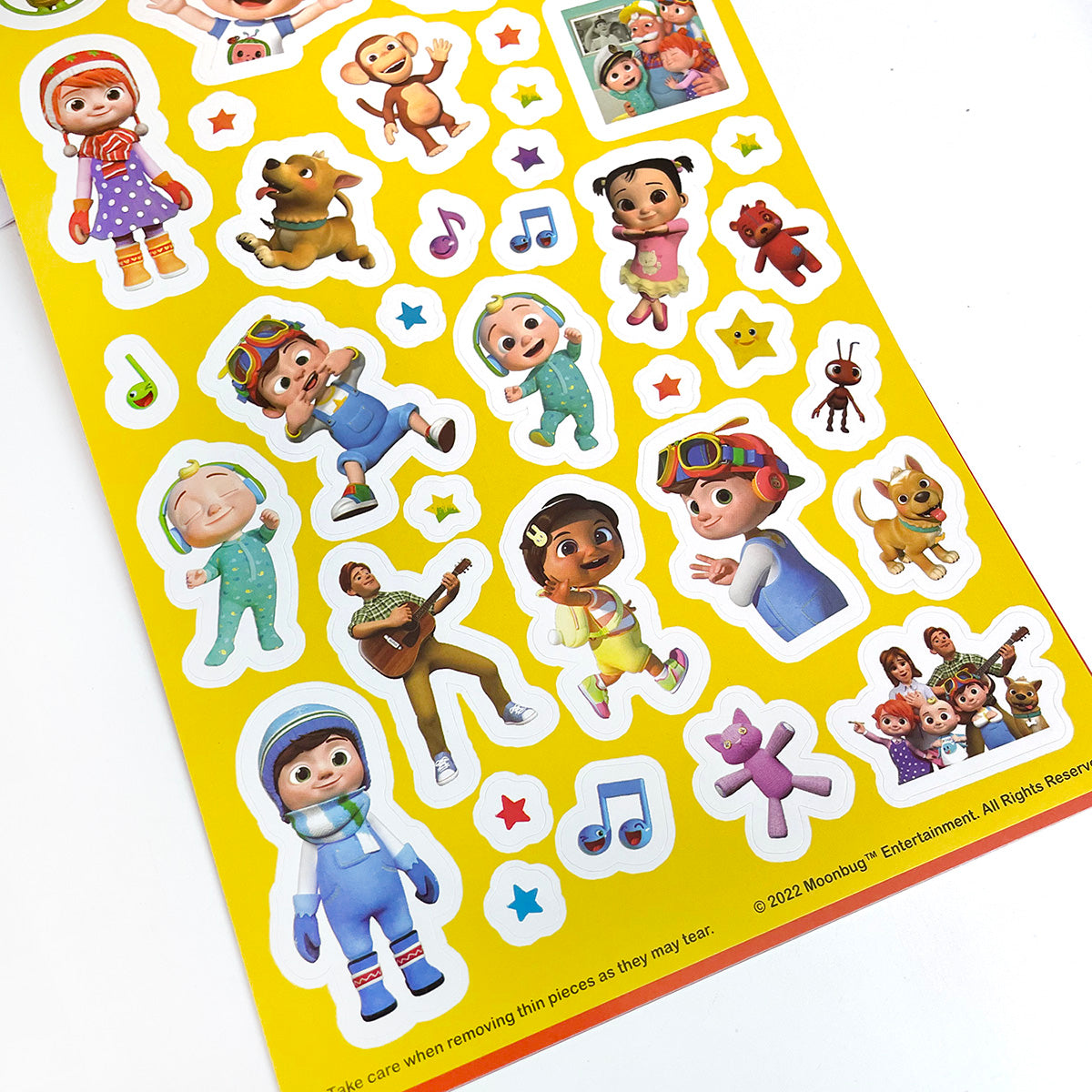 Cocomelon Reusable Sticker Fun 100pc