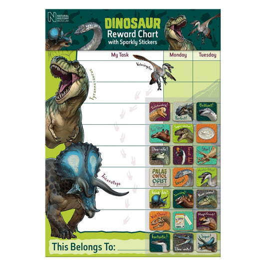 Dinosaur Reward Chart and Stickers
