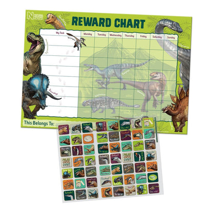 Dinosaur Reward Chart and Stickers