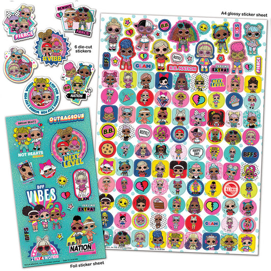 L.O.L. surprise Mega pack stickers