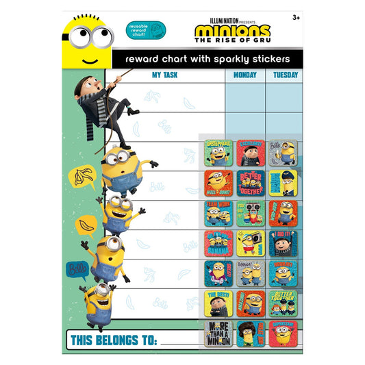 Minions Reward Chart and Stickers
