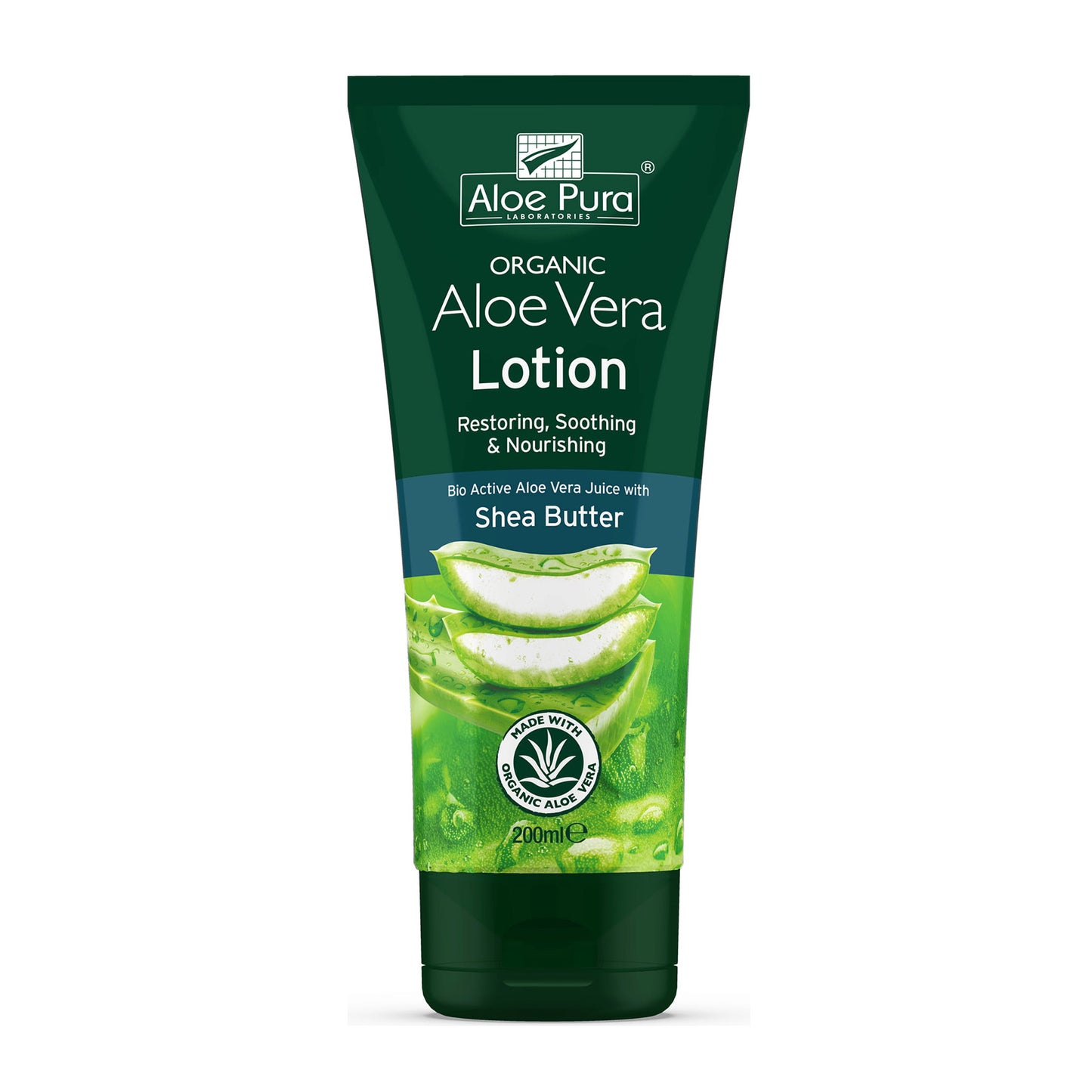 Organic Aloe Vera Lotion with Shea Butter