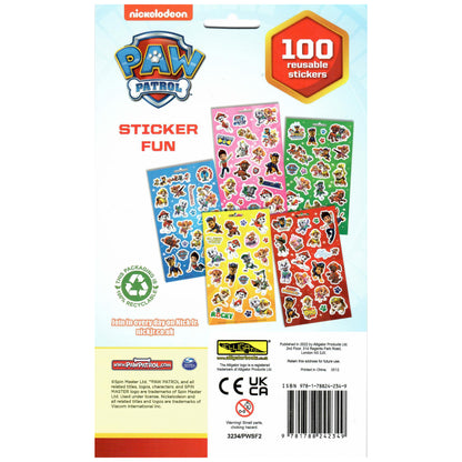 Paw Patrol Reusable Sticker Fun 100pc
