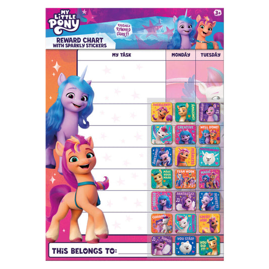 My Little Pony Reward Chart and Stickers