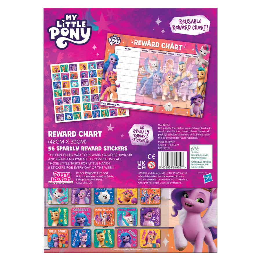 My Little Pony Reward Chart and Stickers