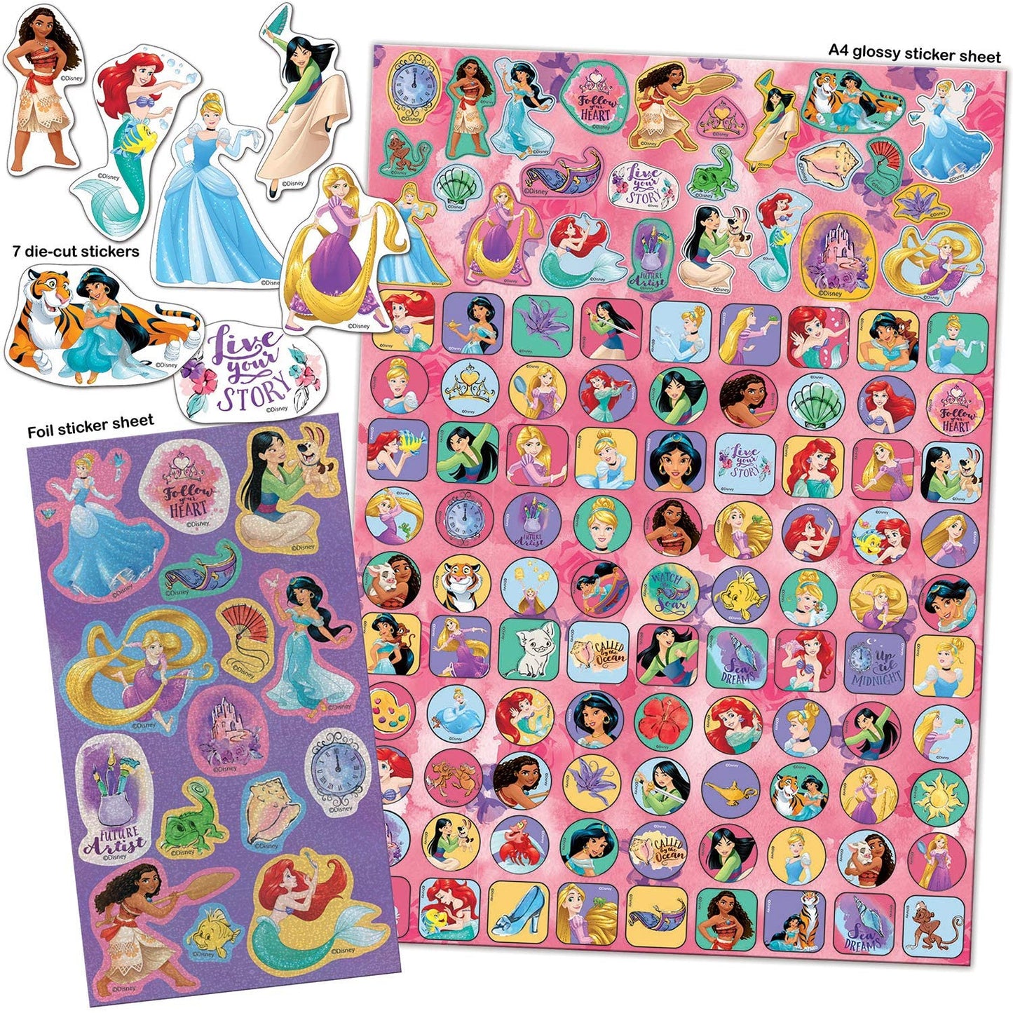 Princess Mega pack stickers