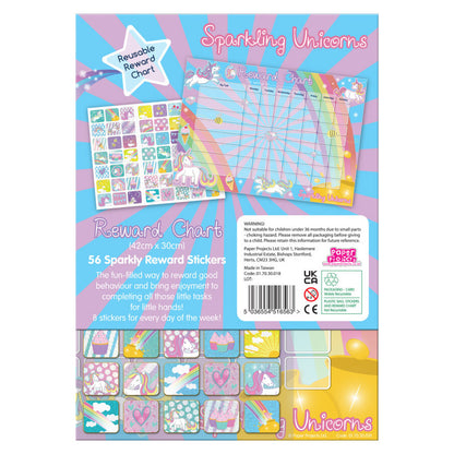 Magical Unicorns Reward Chart and Stickers